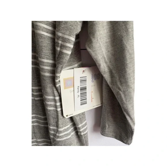 Gray Striped Randy XL NWT - Picture 4 of 7